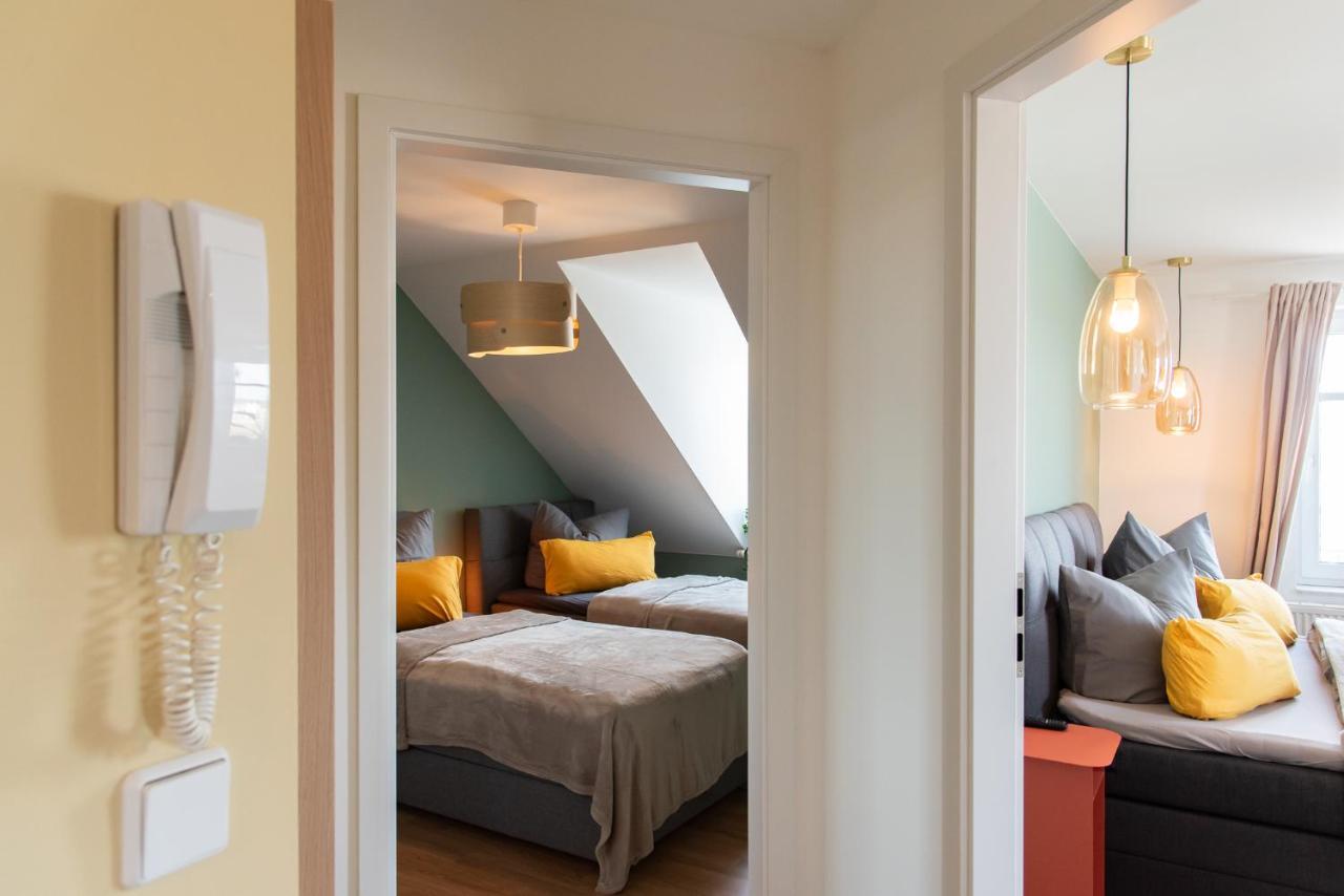 Bauhaus Apartment - Netflix, Nespresso, Zentral, Messe Chemnitz Eksteriør billede