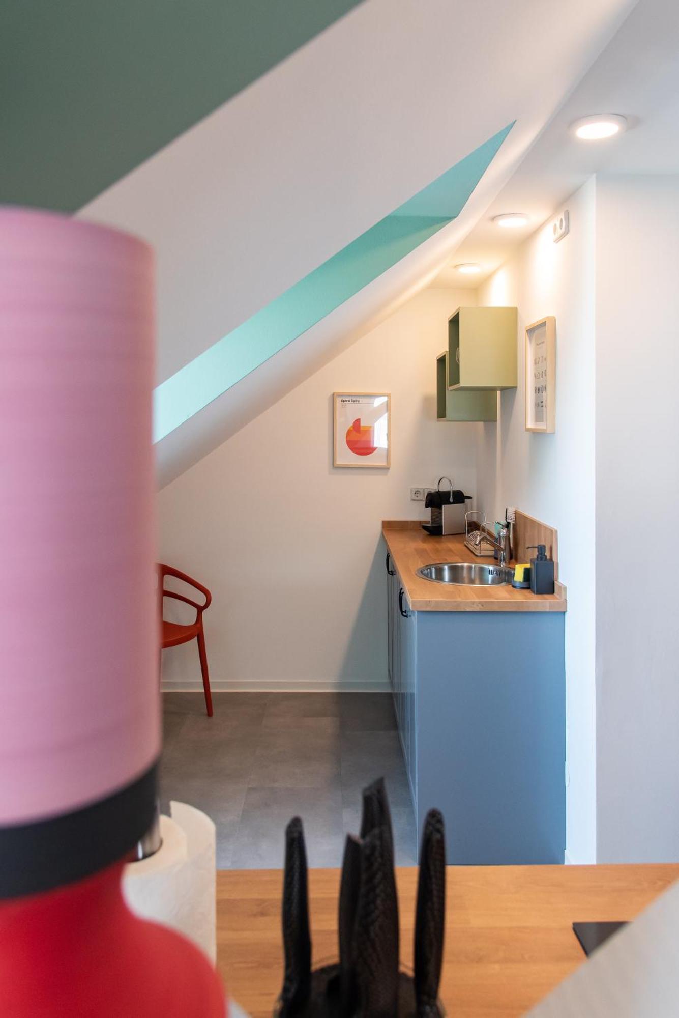 Bauhaus Apartment - Netflix, Nespresso, Zentral, Messe Chemnitz Eksteriør billede